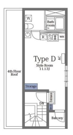 グランデュール大塚の物件間取画像
